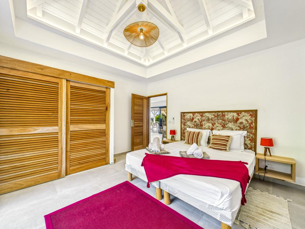 29.Location Villa piscine Saint François Guadeloupe_Chambre 2